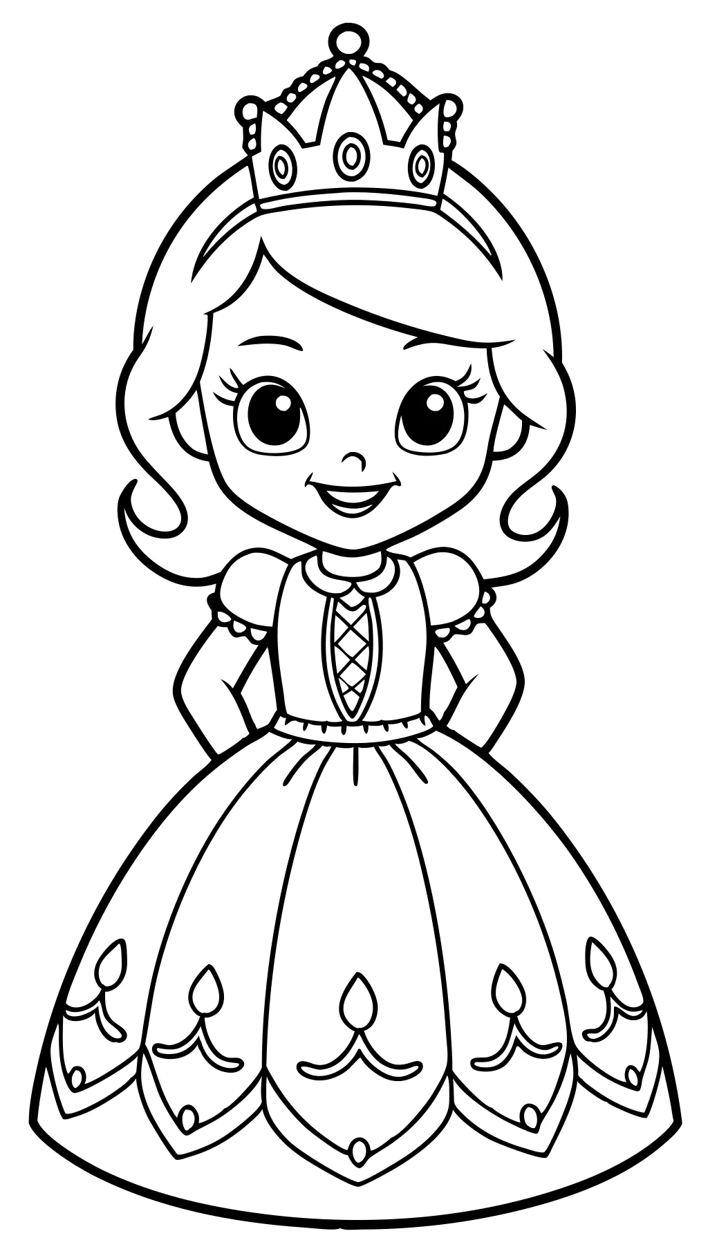 Princesse Sofia les premiers pages à colorier